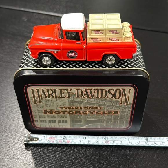 Harley-Davidson Vintage Collectable Die Cast Model Truck in Display Tin - Picture 9 of 10